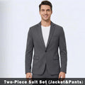 Men's 2-Piece Suit Set Fashionable Eveningwear Tuxedo Pants Ideal for Wedding Parties