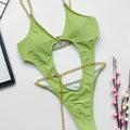 Sexy Metal Chains Underwired Bikini Women Swimsuit Female | SAMAG