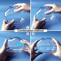 Transparent Hamster Sand Bath Mouse Box Plastic Small Bathtub Suitable for Hamsters Hamster Bathroom Mouse Box