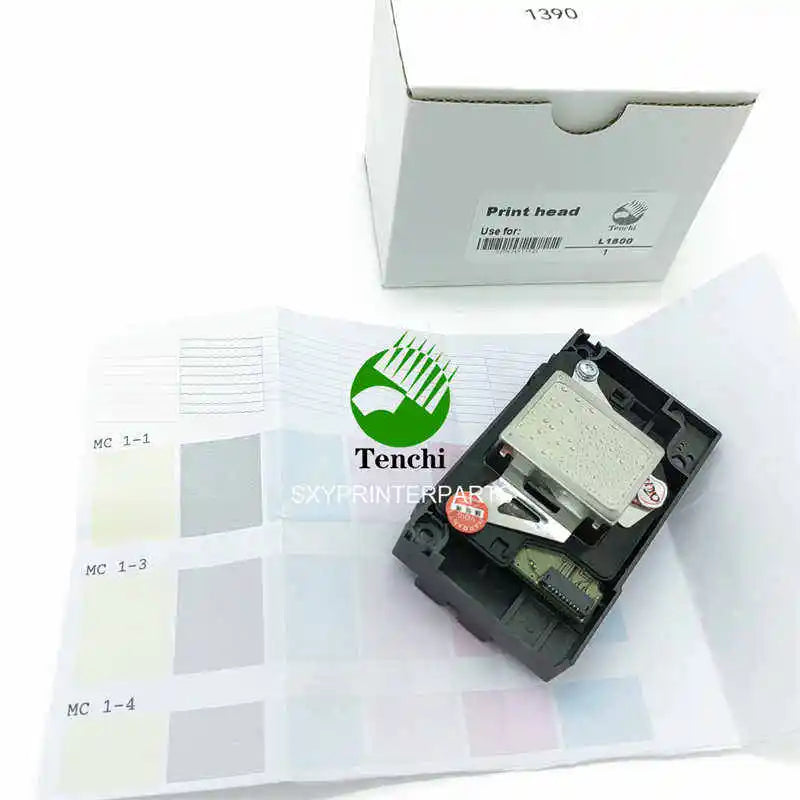 L1800 Print Head Printer Parts UV DTG DTF DFT Original Cabezal R1390 Printhead For Epson L1390 1410 L1400 R1390 R270