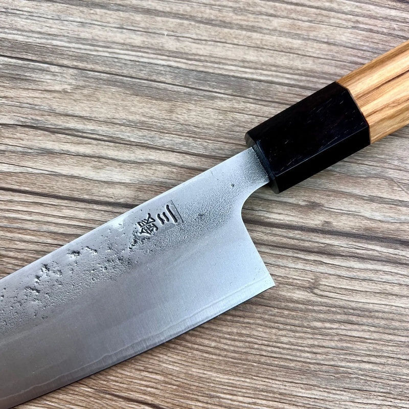 8.3 Inch Chef Knife Stainless Silver Steel No. 3 Blade Wood Handle Cleaver Meat Slicing Vegetables Japanese Kitchen Sharp Knife