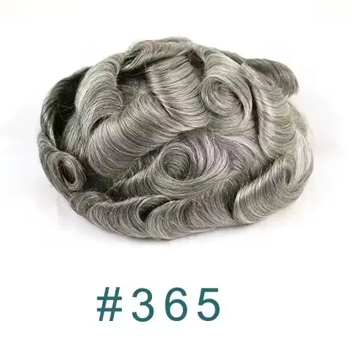 Super Ultra Thin Skin 0.02mm 80-100%Density Men Toupee Brown Black 210# Human Hair System Undetectable Natural Hairline Prosthes