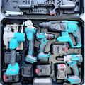 Limited - Time Discount Lithium Battery Tool Large Set Electric Hammer Angle Grinder, Wrench, Circular Saw | SAMAG