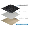 For Anycubic Kobra 2 PEO PET Build Plate 230x230mm Double Sided PEI Print Spring Steel Sheet for Anycubic Kobra Neo/Kobra 2 Pro