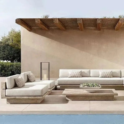 Japanese Style Waterproof and Sunscreen Garden Sofa | SAMAG