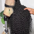 40 46 Inch Deep Wave Lace Frontal Wig 13x4 13x6 Hd Transparent Curly Human Hair Lace Front Wigs For Black Women Water Wave Lace Wigs Pre Plucked Baby Hair 300 High Density Burmese Human Hair