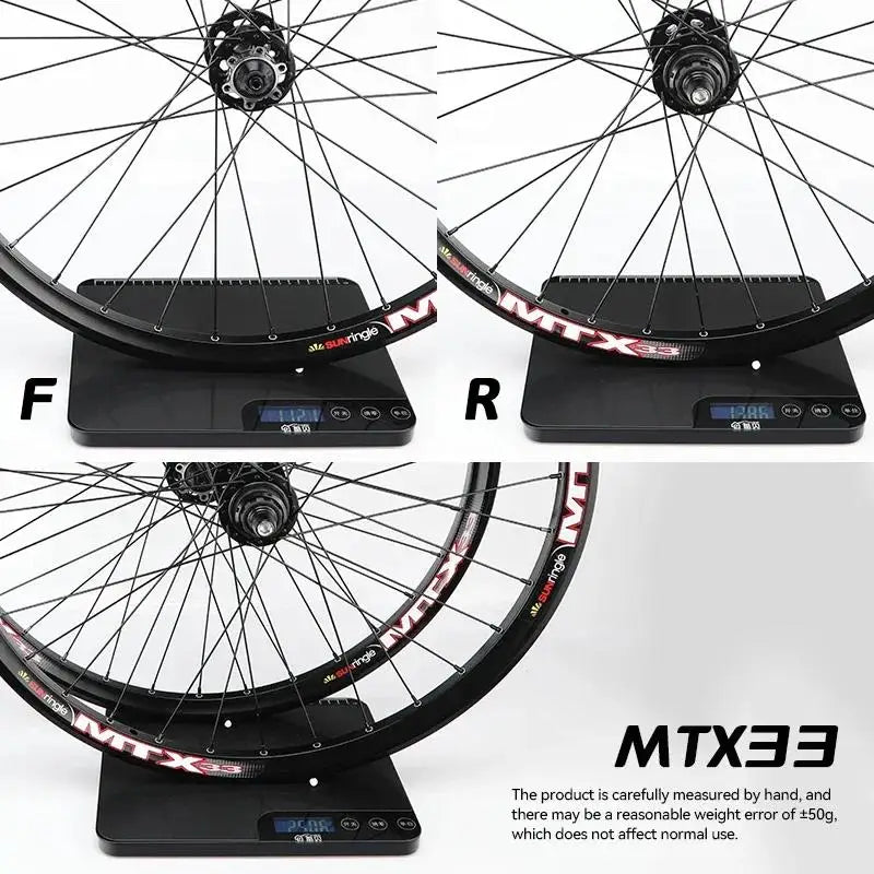 TANKE MTB Wheelset 26 inch Disc Brake MTB single-speed DJ AM Enduro DH Wheelset Hub MTX33/39 aluminum alloy Mountain wheel set