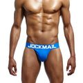 JOCKMAIL brand mens bikini underwear cotton classic basics sexy men briefs U Convex calzoncillos hombre cueca gay men Underpants
