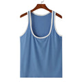 Summer Men's Skinny Gym Tank Tops Leisure Popular Sleeveless Sportwear Fashion Well Fitting Patchwork Bodybuilding Vest S-2XL