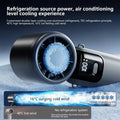 Lenovo Refrigeration Handheld Electric Fan Portable Desktop and Outdoor USB Digital Display High-speed Fan Folding Neck Hanging