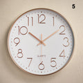 Wall Clock DIY Smart Wifi/No Wifi Clock Silent Movement Automatic Time Adjustment Mute Movement Living Room Office Wall Decor