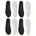 1Pair/2Pairs/4Pairs High Elasticity Latex Sport Insoles Soft Shoe Pads Arch Support Orthotic Insoles Breathable Deodorant Insole