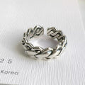 VENTFILLE 925 Sterling Silver Irregular Ring for Women Geometry Versatile Minimalism  Accessories Jewelry Gift Dropshipping