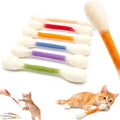 Cotton Swabs Cat Toys with Catnip Kitten Chew Sticks for Indoor Boredom Durable Dental Teething Ropes cat Lover Gift Accessories