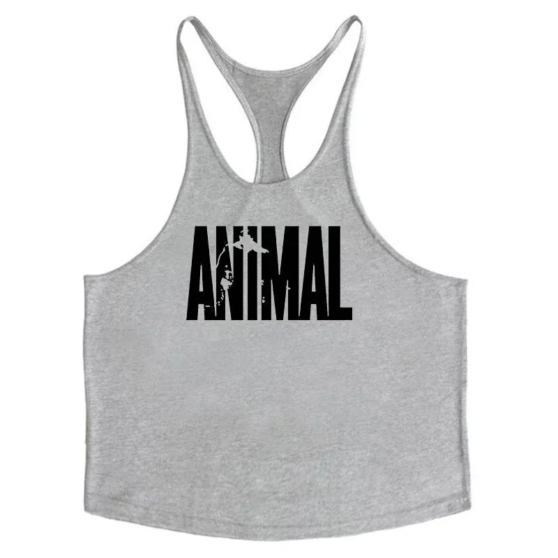 Muscle guys Gyms Tank Top Men Workout Clothing Bodybuilding Stringer Men Vests Cotton Y back Singlets debardeur fitness homme