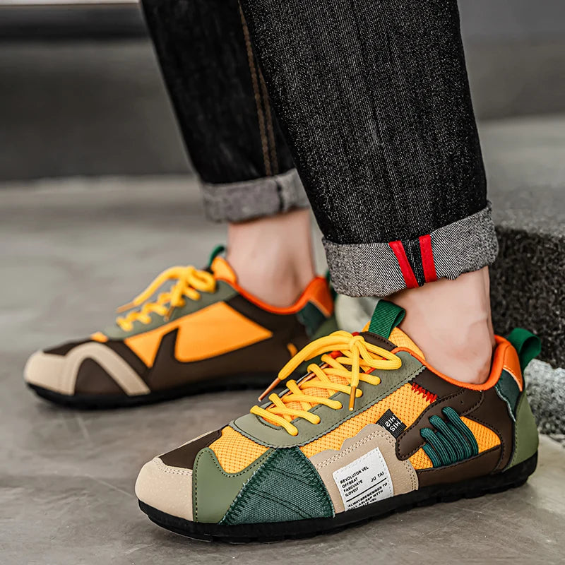 Men's Breathable Casual Sneakers Luxury Trainer Fashion Loafers Comfortable Running Shoes for Male