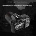 D5 6400Megapixel HD WiFi Digital Video Camera 4K Dual Lens Camcorder with Display 16X Zoom DSLR Camera No Memory Card