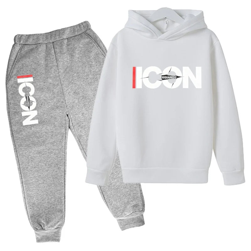 Children's Hooded Sweatshirt with Letters - 3-13 Years | SAMAG