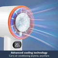 MIJIA Portable Fan Handheld 120 Speed Mini Bladeless Desktop Fan Rechargeable Instant Cooling With Ice Mode For Men Women NEW