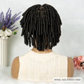 Short Dreadlock Braided Wigs Synthetic Full Lace Braided Lace Wigs with Baby Hair Lace Frontal Locs Braids Wigs for Black Women