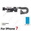 100% Test Top Small Proximity Ambient Light Sensor Front Camera Flex Cable For iPhone 11 Pro X Xr Xs Max 6 6s 7 8 Plus SE 2020