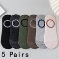 5pairs Men's Fashion Sports Socks, Striped Cotton Sweat | SAMAG