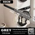 Multi - Purpose Sliding Hook Rail Top Mount Side Self Adhesive Drilling Dual Use Aluminum Stainless Steel - View 8 | SAMAG