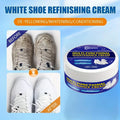 White Shoe Restorer Cream, Quick Polish for Sneakers, Leather Shoes and Canvas Shoes, Easy Shoe Care