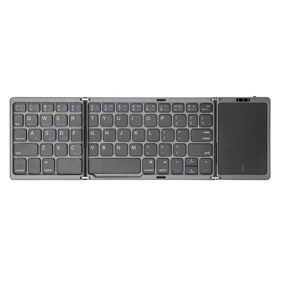Pocket Portable Tri-folding Touchpad Foldable Keyboard | SAMAG