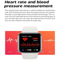 2025 New Smartwatch For Men Android IOS Phone 1.73" Screen Bluetooth Call Blood Oxygen Pressure Monitoring Smart Watch Women