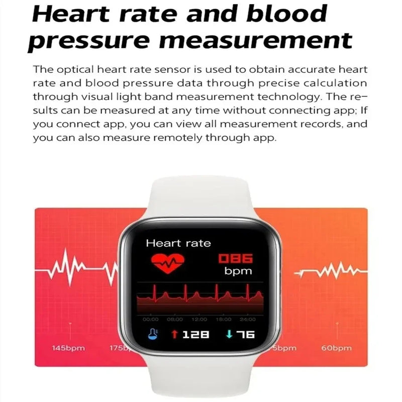 2025 New Smartwatch For Men Android IOS Phone 1.73" Screen Bluetooth Call Blood Oxygen Pressure Monitoring Smart Watch Women