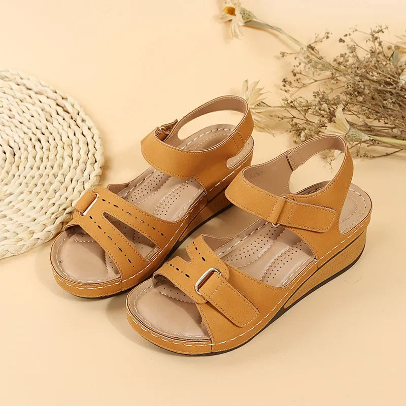 2025 New Sandals Shoes Women Soft Women's Sandals Slip on Walking Shoes Open Toe Slipper Party Footwear