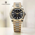 2026 New PAGANI DESIGN DD36 Mens Mechanical Watches Gold Luxury Automatic Watch For Men AR Sapphire Mirror Waterproof Gift Clock