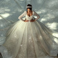 Zf Customized Luxury Beaded Pearl Embroidery Shiny Women | SAMAG