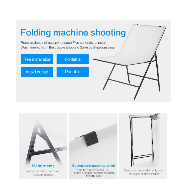 Selens 60*100cm Folding Portable Specialty Photography Photo Studio Kits Shooting Table Photo For Still Life Product Shooting
