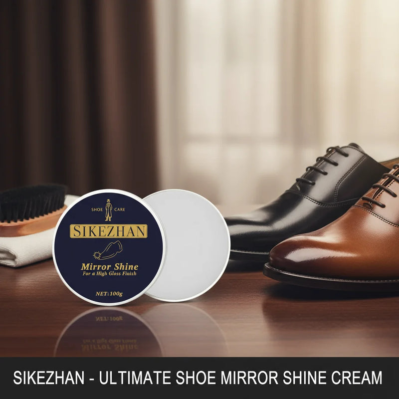 Premium Shoe Cream Leather Conditioner & Polish - Waterproof Protection for Men's Women's Leather Shoes Boots Bags Care Kit