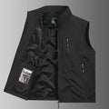New autumn-winter fashion hooded jacket,men's outdoor stand-up collar functional multi-pocket waterproof and quick-drying jacket