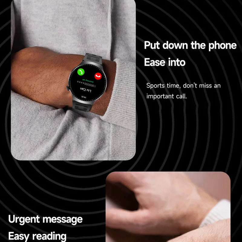 G.L Wear 2025 New Men's Smart Watch HD Display Health Tracking Bluetooth Calling Voice Assistant Sports Smartwatch
