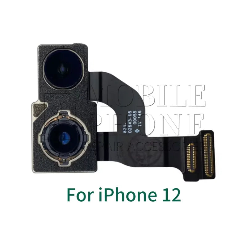 Original Back Camera Flex Cable for iPhone 11 12 13 14 plus Pro max mini Flash big rear camera Module Replacement Parts tools