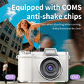 Punctual- 4K Digital Camera 48MP Autofocus Photography Camera 2.8inch Video Camcorder Cam Retro CCD Camera for Kids Students B