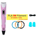 Kids 3D Printing Pen Adjustable Speed LED Display DIY Drawing Pens 3D PLA Filament Christmas Birthday gift for Boys and Girls