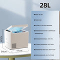 28L Vehicle Freezing Fridge Portable Cooling Refrigerator Nevera Mini Koelkast