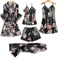 Pajamas for Women Summer Sexy Five-piece Set Suspender | SAMAG