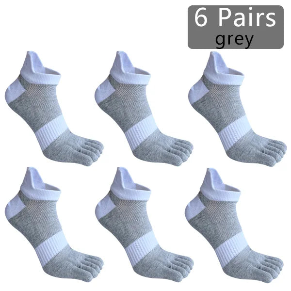 Pairs Man Five Finger Socks Large Plus Size Patchwork | SAMAG