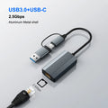 5000Mbps USB Network Card 5Gbps High Speed Wired Adapter USB3.0 Type - C to RJ45 Ethernet Converter HUB - Visuel 11 | SAMAG