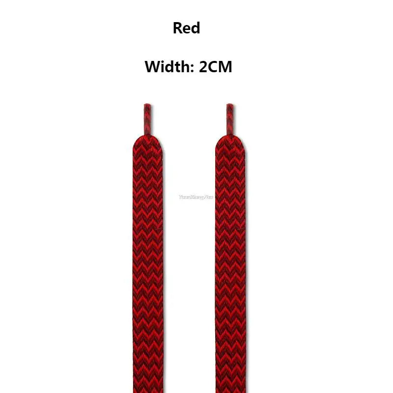 New Flat Shoelaces for Sneakers AF1 Shoe laces Width 1.5cm/2cm/3cm Shoelace luxury brand Laces Shoes 120/140/160cm Strings