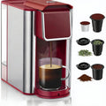 3-in-1 Single Serve Coffee Maker, Quick Brew for Coffee Pods, Ground Coffee, & Loose Tea, 6-12oz Cup Sizes, 50oz Removable W