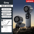 Lenovo Refrigeration Handheld Electric Fan Portable Desktop and Outdoor USB Digital Display High-speed Fan Folding Neck Hanging