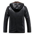 2026 Winter New Fur One Coats Men's Business Leisure Leather Jacket Thick Men Fur Clothing Sheepskin Hooded Jackets Detachable