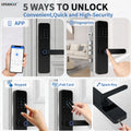 TTLOCK Homestay Smart Door Lock with Electronic Lock for Wooden Door, Home Use, Card Swipe, Bluetooth Lock, IC Cardapartment
